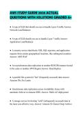 AWS&lowbar;STUDY&lowbar;GUIDE&lowbar;2026&lowbar;ACTUAL&lowbar;QUESTIONS&lowbar;WITH&lowbar;SOLUTIONS&lowbar;GRADED&lowbar;A