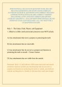 NFHS FOOTBALL RULES EXAM QUESTION BANK 2026&sol;2027 PRACTICE QUESTIONS AND STUDY GUIDE COMPLETE ACCURATE EXAM REAL QUESTIONS AND CORRECT DETAILED ANSWERS WITH RATIONALES &lpar;100&percnt; CORRECT VERIFIED SOLUTIONS&rpar; LATEST UPDATED VERSION 2026 EDITION &vert;ALREADY GRADED A&plus;
