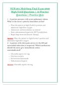 NUR 201 Med-Surg Final Exam &lpar;PDF&rpar; &vert; &lpar;2026&rpar; 10 Practice Questions &vert; Med-Surg