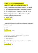 ABAT TEST Trainings Exam Questions & Answers &lpar;Grade A&plus;&rpar;&period;docx&NewLine;&NewLine;