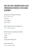 RNC NIC 2026 CREDENTIALING EXAM&NewLine;PREPARATION STRATEGY OUTCOMES&NewLine;BLUEPRINT&NewLine;