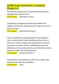 QABA Exam Questions & Answers &lpar;Grade A&plus;&rpar;&period;docx&NewLine;&NewLine;