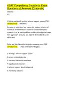 ABAT Competency Standards Exam Questions & Answers &lpar;Grade A&plus;&rpar;&period;docx&NewLine;&NewLine;