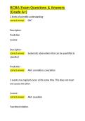 BCBA Exam Questions & Answers &lpar;Grade A&plus;&rpar;&period;docx&NewLine;&NewLine;