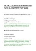 RNC NIC 2026 NEONATAL INTENSIVE CARE&NewLine;NURSING ASSESSMENT STUDY GUIDE&NewLine;
