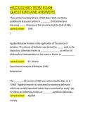 HSC3102 MID TERM EXAM QUESTIONS AND ANSWERS&period;docx&NewLine;&NewLine;
