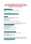 TNCC Skill Demonstration Latest Study Guide 2026 &vert; TNCC 101 &vert; Trauma Nursing Core Course &lpar;TNCC&rpar; &vert; Questions with Correct Answers &vert; Latest Edition &vert; Grade A&plus; Study Guide