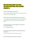 RNC NIC EXAM SCRIPT 2026 FULL&NewLine;SOLUTION QUESTIONS AND ANSWERS&NewLine;GRADED A&plus;