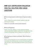 RNRF DCF CERTIFICATION EVALUATION&NewLine;2026 FULL SOLUTION VIEW AHEAD&NewLine;QUESTIONS&NewLine;