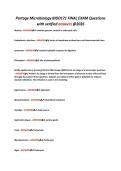 Portage Microbiology BIOD171 FINAL EXAM Questions&NewLine;with verified answers &commat;2026