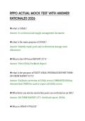 RPPO ACTUAL MOCK TEST WITH ANSWER&NewLine;RATIONALES 2026&NewLine;