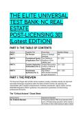 S-Tier North Carolina Real Estate Post-Licensing 301 Test Bank &lpar;2026&sol;2027 Edition&rpar; &vert; 19&plus;  Elite QA Scenarios & Mentor Breakdowns