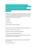 NR 565 Midterm Exam Questions and Answers &vert; Psychiatric Assessment for PMHNP &vert; Verified Study Guide &vert; Latest 2024&ndash;2025 Edition