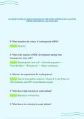 ADVANCED PHYSIOLOGY AND PATHOPHYSIOLOGY 2ND EDITION CERTIFICATION EVALUATION&NewLine;TESTED QUESTIONS FULL SOLUTION GUIDE