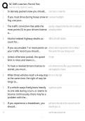 North Carolina DMV Learner Permit Test EXAM STUDY GUIDE 2026&sol;2027 ACCURATE QUESTIONS WITH CORRECT DETAILED SOLUTIONS &vert;&vert; 100&percnt; GUARANTEED PASS NEWEST VERSION