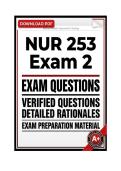 NUR 253 Exam 2 &vert; Concepts of Mental Health Nursing &lpar;2026&rpar; Q&A &vert; Galen College