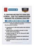 FL CAM Exam & Practice Exam &ndash; Newest 2026 Test Bank&colon; Complete 200&plus; Real Exam Questions with Verified Answers & Detailed Rationales &vert; Florida Community Association Manager Pre-Licensing Exam Prep &vert; DBPR-Aligned &vert; Graded A&plus;
