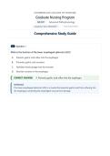 NR507 &sol; NR 507 Final  Exam &lpar;Latest 2026 &sol; 2027&rpar;&colon; Advanced Pathophysiology - Chamberlain