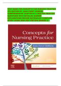 TEST BANK FOR CONCEPTS FOR NURSING PRACTICE 4TH EDITION BY JEAN FORET GIDDENS COMPREHENSIVE CHAPTER BY CHAPTER PRACTICE QUESTIONS WITH DETAILED ANSWER EXPLANATIONS REVIEW RATIONALES COMPLETE STUDY GUIDE 2026 2027 EDITION GRADED A &plus;&NewLine;