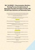 NU 136 &sol; NU136&semi; Exam 1&comma; 3 & 5 Compilation BUNDLE &lpar;Latest 2026 &sol; 2027&rpar; Fundamentals of Nursing &vert; 100&percnt; Actual Questions & Correct Answers &ndash; Galen