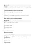 CRIS 605&vert; Quiz&vert; With complete solution&vert; Updated RATED A&plus; &vert; NEW EDITION&vert; 100&percnt; CORRECT&vert; Liberty University