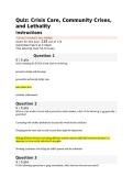 CRIS 605&vert; Exam Package Deal&vert; With complete solution&vert; Updated RATED A&plus; &vert; NEW EDITION&vert; 100&percnt; CORRECT&vert; Liberty University
