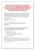 BARKLEY DRT FOR PMHNP EXAM Official &NewLine;Practice Test Bank &vert; Complete Questions with Detailed &NewLine;Answers & Rationales PMHNP Board Certification &NewLine;Preparation &vert; 2026&sol;2027 Academic Year 