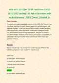 WEB WOC OSTOMY CARE Final Exam &lpar;Latest 2026&sol;2027 Update&rpar; 100 Actual Questions with verified Answers &vert; 100&percnt; Correct &vert; Graded A&plus;