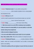 NURS 406 Midterm Exam &vert; Comprehensive Practice Questions & Detailed Answers