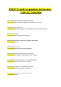 NBHWC Exam Prep questions and answers 20262027 A&plus; Grade