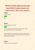 WEB WOC OSTOMY Exams PACKAGE DEAL&vert; BUNDLE contains the latest 2026&sol;2027 actual and final exams with verified solutions - Everything you need to pass is here&excl;&excl;