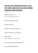 RSC2601 EXAM PREPARATION 2026 ACTUAL&NewLine;TEST PAPER QUESTIONS SOLUTIONS VERIFIED&NewLine;COMPLETE STUDY PACKAGE&NewLine;