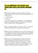 AZ-104 RENEWAL TEST BANK 2026&NewLine;QUESTIONS WITH SOLUTIONS GRADED&NewLine;A&plus;