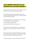AZ-104 RENEWAL PRACTICE TEST 2026&NewLine;QUESTIONS WITH SOLUTIONS GRADED A&plus;
