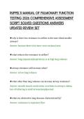 RUPPEL&rsquo;S MANUAL OF PULMONARY FUNCTION&NewLine;TESTING 2026 COMPREHENSIVE ASSESSMENT&NewLine;SCRIPT SOLVED QUESTIONS ANSWERS&NewLine;UPDATED REVIEW SET&NewLine;