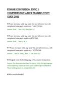 RYANAIR CONVERSION TOPIC 1&NewLine;COMPREHENSIVE AIRLINE TRAINING STUDY&NewLine;GUIDE 2026&NewLine;