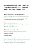 RYANAIR CONVERSION TOPIC 1 HIGH-YIELD&NewLine;CUSTOMER SERVICE&comma; FLIGHT OPERATIONS&comma;&NewLine;AND COMPLIANCE SUMMARY 2026&NewLine;