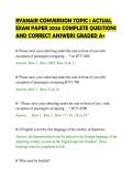RYANAIR CONVERSION TOPIC 1 ACTUAL&NewLine;EXAM PAPER 2026 COMPLETE QUESTIONS&NewLine;AND CORRECT ANSWERS GRADED A&plus;