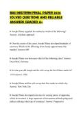 BASI MIDTERM FINAL PAPER 2026&NewLine;SOLVED QUESTIONS AND RELIABLE&NewLine;ANSWERS GRADED A&plus;&NewLine;