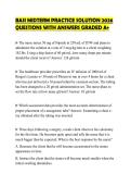 BASI MIDTERM PRACTICE SOLUTION 2026&NewLine;QUESTIONS WITH ANSWERS GRADED A&plus;