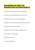 BASI MIDTERM TEST SCRIPT 2026&NewLine;QUESTIONS WITH SOLUTIONS GRADED A&plus;