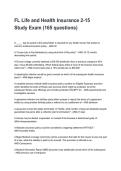 FL Life and Health Insurance 2-15 Study Exam &lpar;165 questions&rpar; Questions and Explained Answers &lpar;2026&sol;2027&rpar;&NewLine;