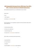 ABC Responsible Beverage Service &lpar;RBS&rpar; Exam Prep 2026&ndash;2027 Practice Questions & Detailed Explanations