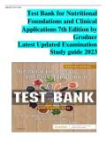 Test Bank for Nutritional Foundations and Clinical Applications&colon; A Nursing Approach by Michele Grodner &vert;&vert;ISBN&colon;9780323810241