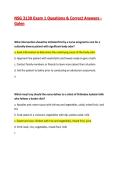 NSG 3130 Exam 1 Fundamental Concepts & Skills for Nursing Practice II Questions & Correct Answers - Galen