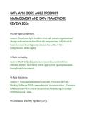 SAFe APM CORE AGILE PRODUCT&NewLine;MANAGEMENT AND SAFe FRAMEWORK&NewLine;REVIEW 2026