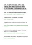 SAFe DEVOPS PACKAGED EXAMS 2026&NewLine;CERTIFICATION PREP BUNDLE COMPLETE&NewLine;STUDY GUIDE AND SOLUTIONS GRADED A&plus;