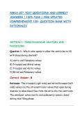 &NewLine;NWCA CET TEST QUESTIONS AND CORRECT ANSWERS &vert; 100&percnt; PASS &vert; 2026 UPDATED COMPREHENSIVE 100&plus; QUESTION BANK WITH RATIONALES