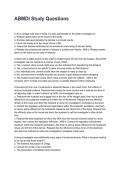 ABMDI Study Questions Questions and Explained Answers &lpar;2026&sol;2027&rpar;&NewLine;