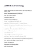 ABMDI Medical Terminology Questions and Explained Answers &lpar;2026&sol;2027&rpar;
